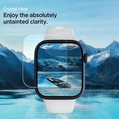 Spigen Neo Flex Protection Film for Apple Watch 45mm / 44mm / 42mm Series, Set of 3 pieces, Plastic AFL04049