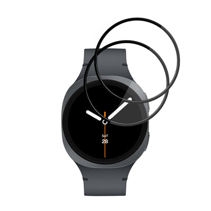 Techsuit Nano Flex Protection Film for Samsung Galaxy Watch8 40mm, Set of 2 pieces, Plastic, Black