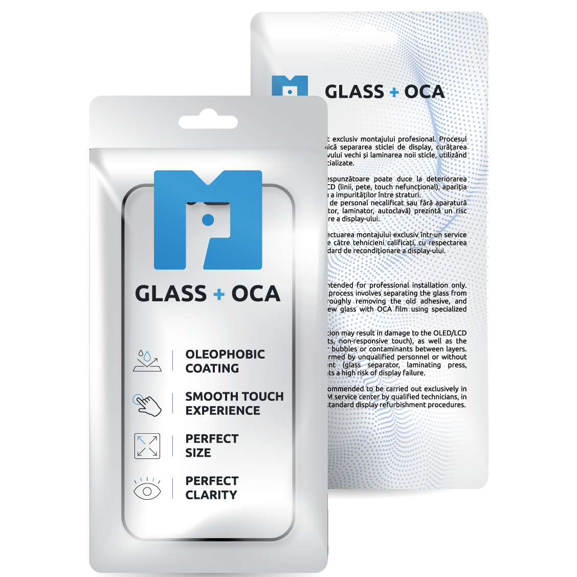Screen Glass + OCA MP compatible with Samsung Galaxy S10 G973, Black