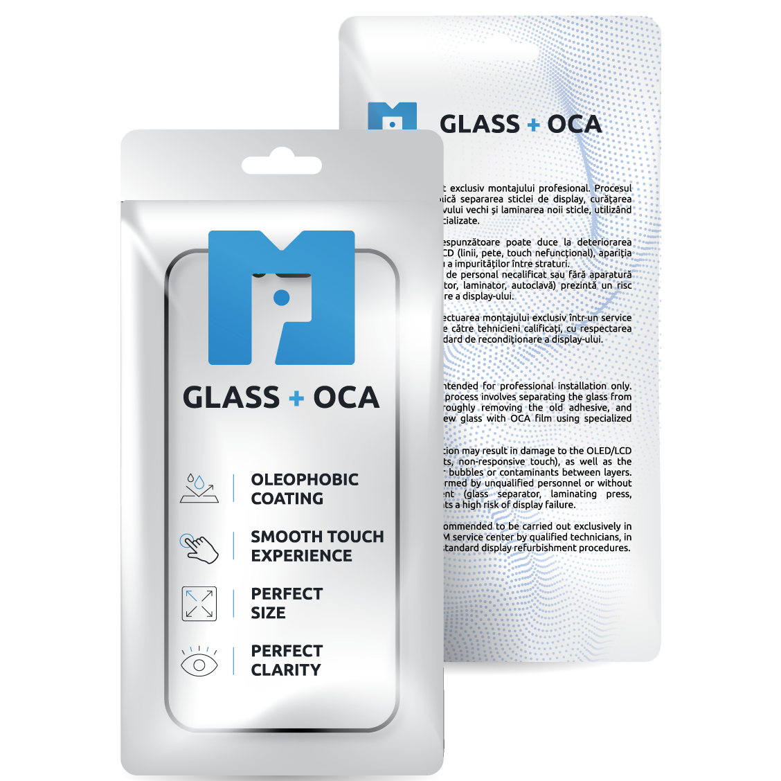 Screen Glass + OCA MP compatible with Samsung Galaxy S24 FE S721, Black