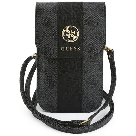 Universal Phone Bag, Guess, 4G Classic Logo Stripe, Black