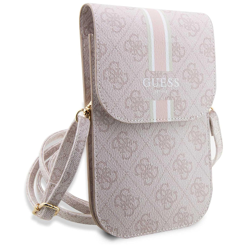 Universal Phone Bag, Guess, 4G Stripes, Pink