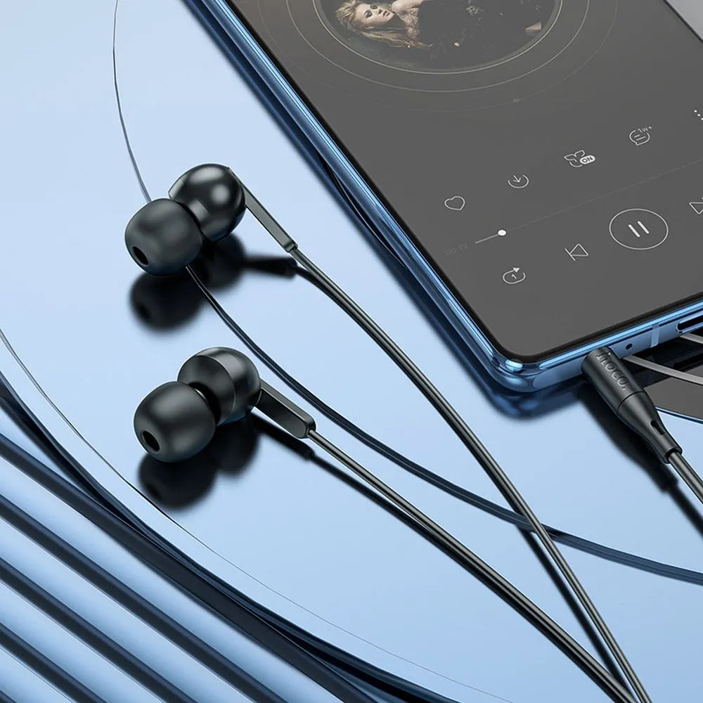 Handsfree 3.5mm HOCO M124, Black