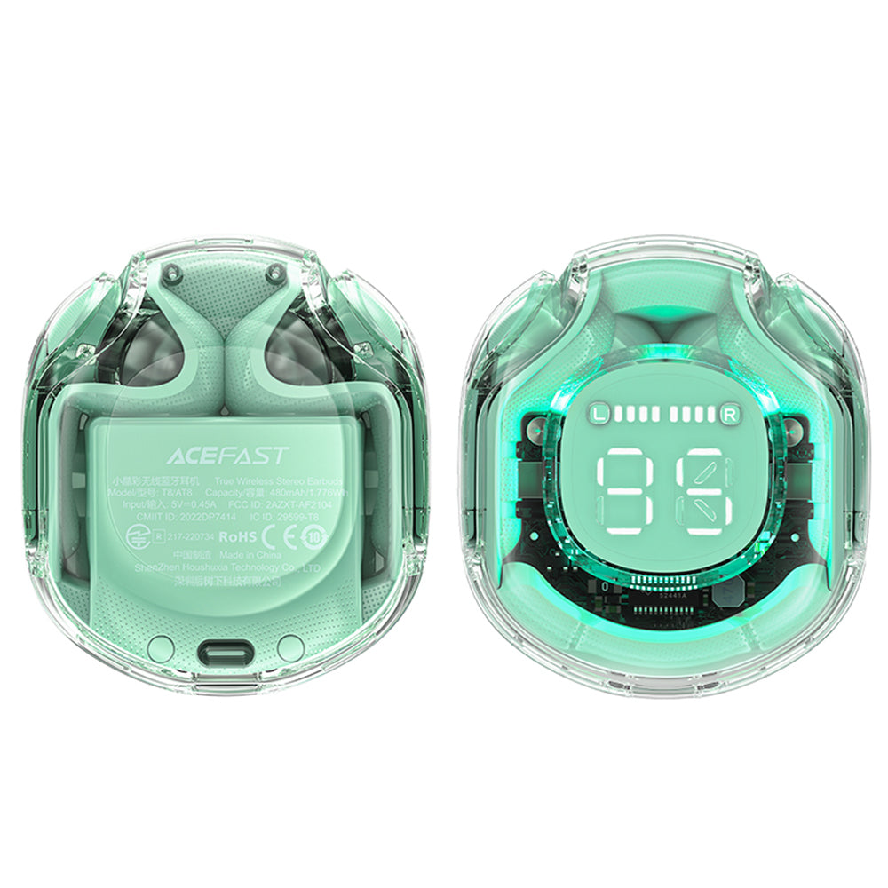 Acefast T8 Green TWS Bluetooth Handsfree