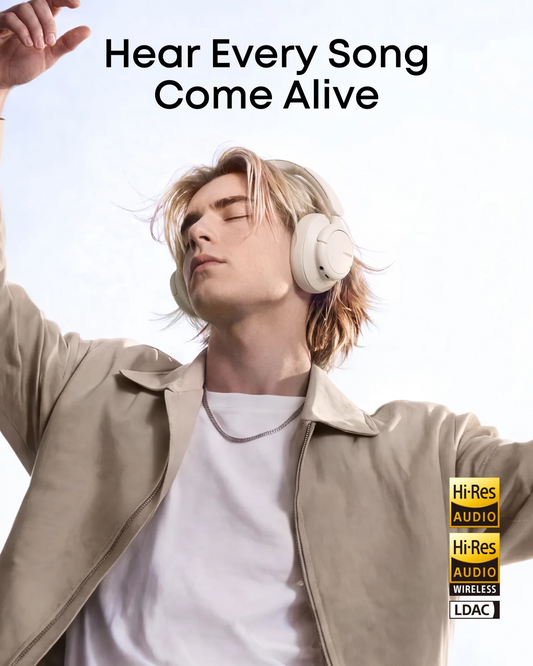 Anker SoundCore Q31i Bluetooth Headphones, MultiPoint, A2DP, ANC, White D1404G21