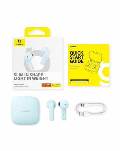 Handsfree Bluetooth Baseus Bowie E16, TWS, Blue A00061900313-01