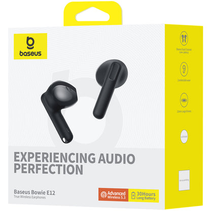 Baseus Bowie E12 Bluetooth Handsfree, TWS, Black A00059801126-Z1