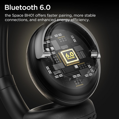 Bluetooth Handsfree Bugani Space BH01, MultiPoint, A2DP, ANC, Black