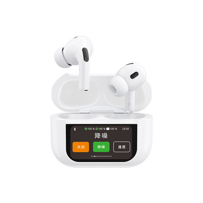 Handsfree Bluetooth Dudao U19 Display, TWS, White, Resealed