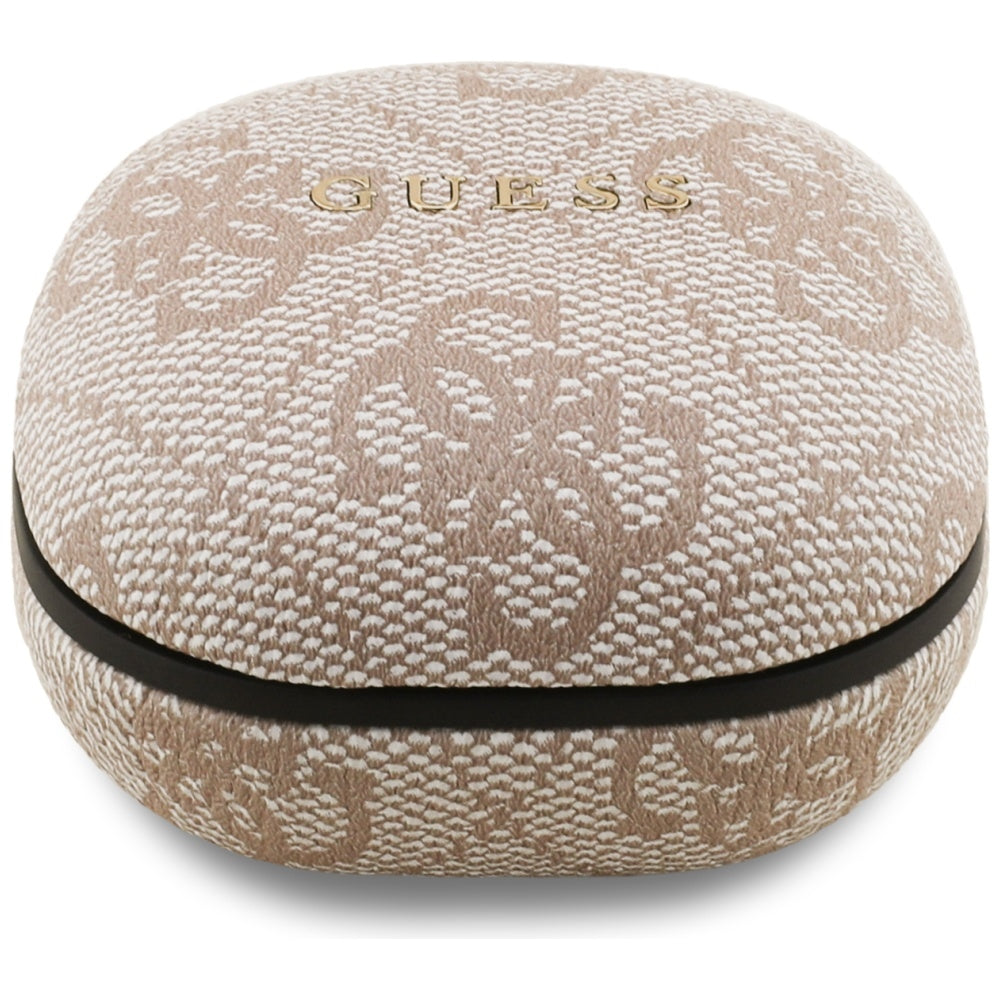 Handsfree Bluetooth Guess 4G Classic Metal Logo, TWS, Pink