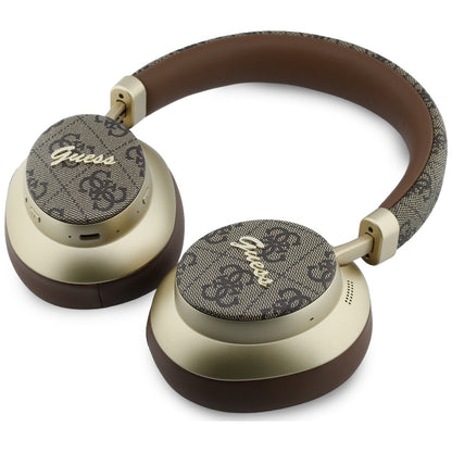 Handsfree Bluetooth Guess 4G Gold Script Metal, A2DP, Brown
