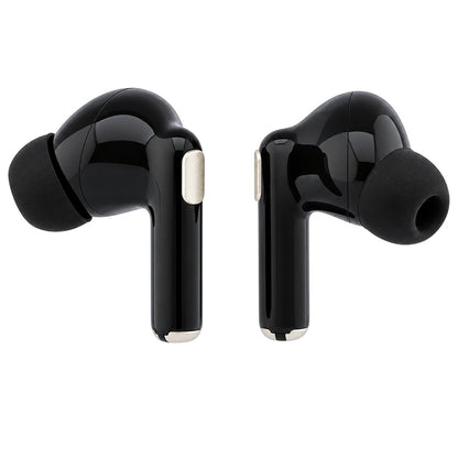 Guess Glossy Gold Line Printed Classic Logo Bluetooth Handsfree, TWS, Black