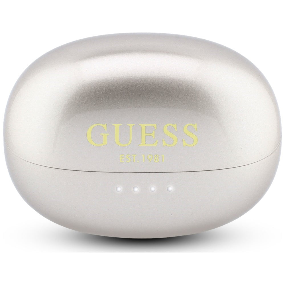 Handsfree Bluetooth Guess Metallic Finish Electroplated Parts Classic, TWS, Gold