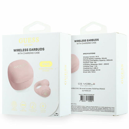 Handsfree Bluetooth Guess Mini Classic, TWS, Pink