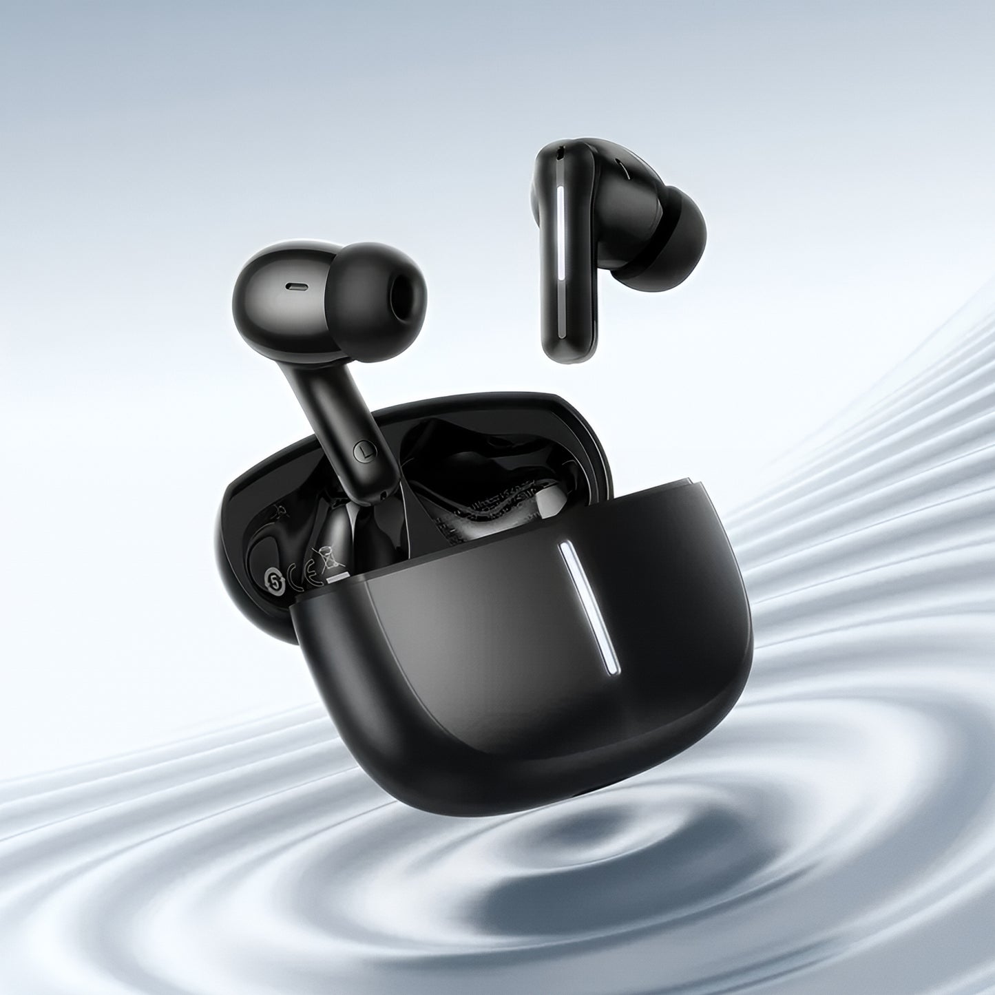 Bluetooth Handsfree HOCO EQ34 Plus, TWS, ANC, Black