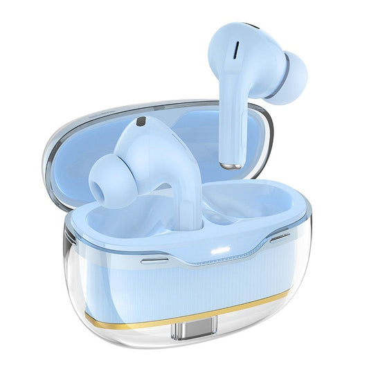 HOCO EW54 Bluetooth Handsfree, TWS, Blue