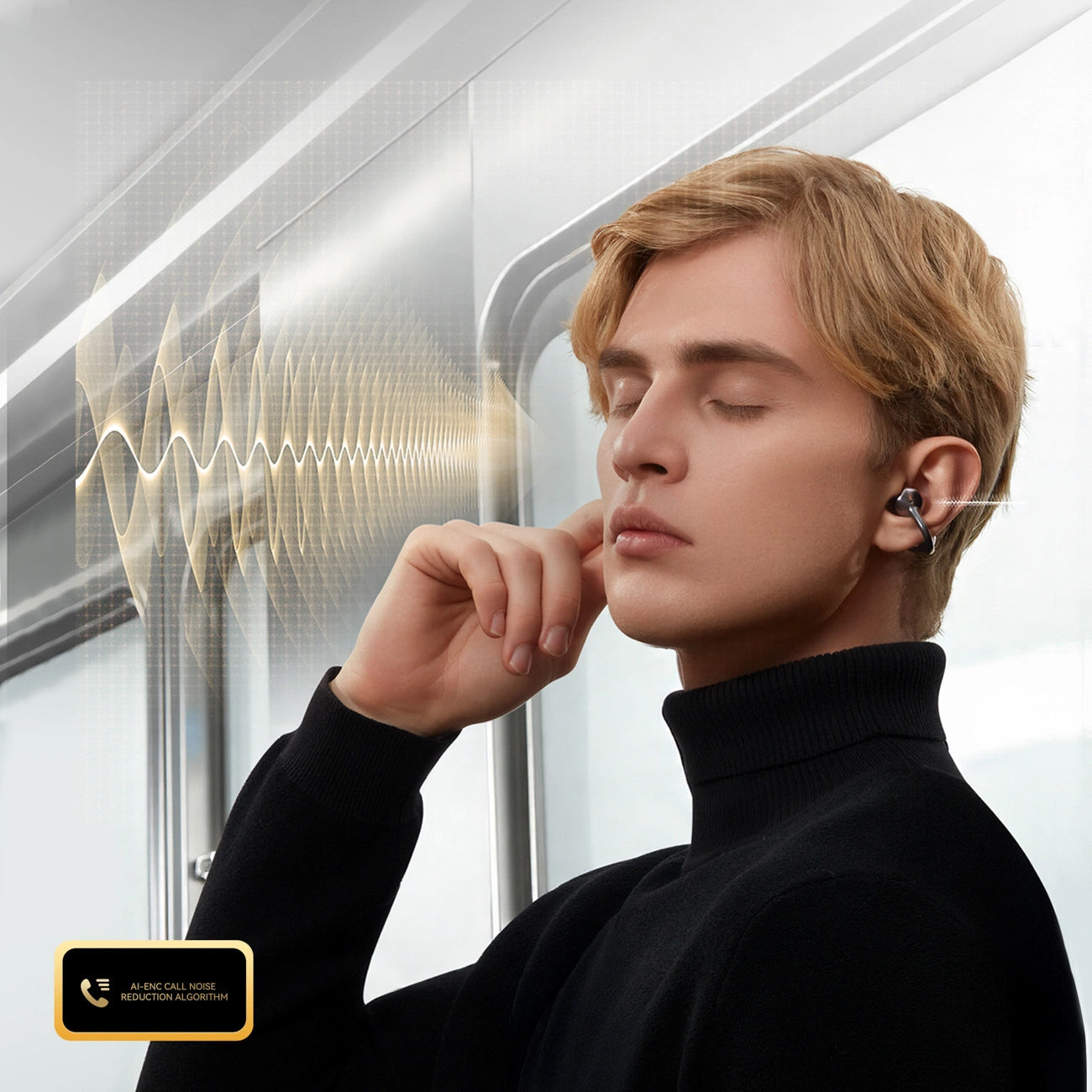Handsfree Bluetooth Joyroom Openfree JR-OE3, TWS, Silver