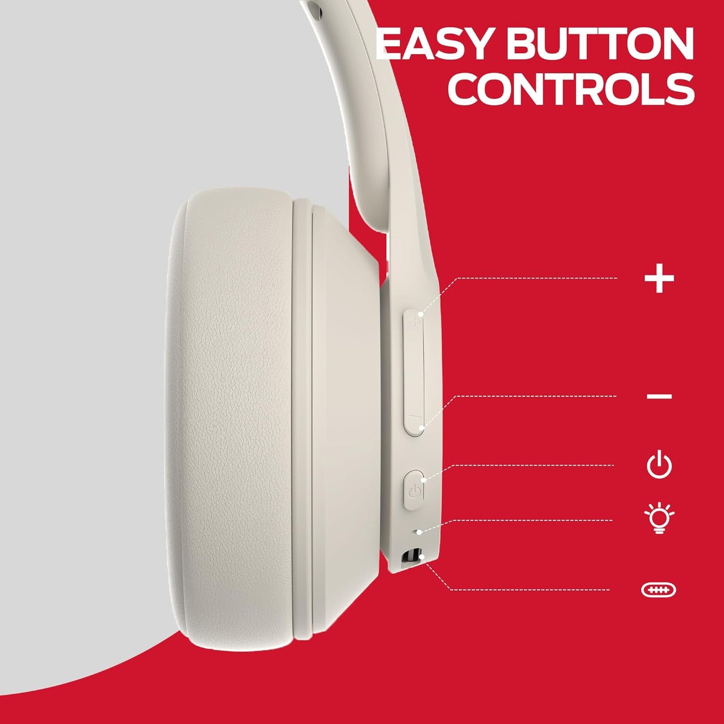 Bluetooth Handsfree Monster Mission 100, MultiPoint, A2DP, ANC, White
