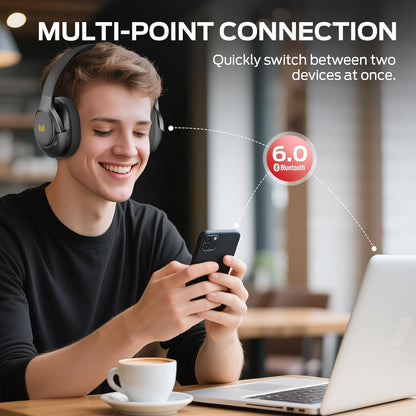 Bluetooth Handsfree Monster Persona 5th, MultiPoint, A2DP, ANC, Black