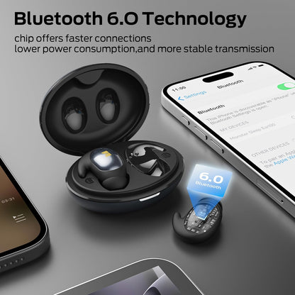 Bluetooth Handsfree Monster Sleep Ear100, TWS, Black
