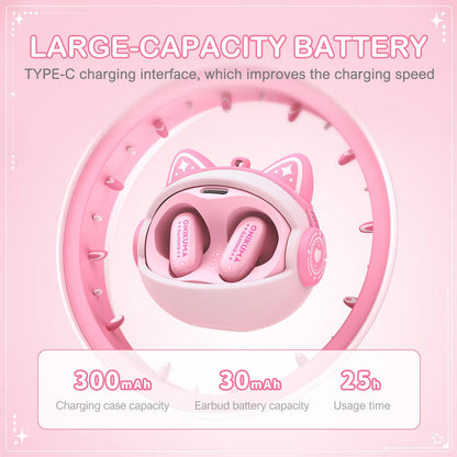Handsfree Bluetooth Onikuma TX603, TWS, Pink