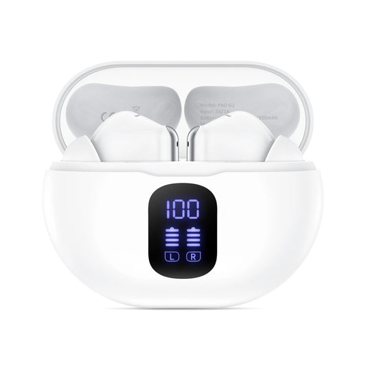 Bluetooth Handsfree Tech-Protect Ultraboost Pro G2, TWS, White