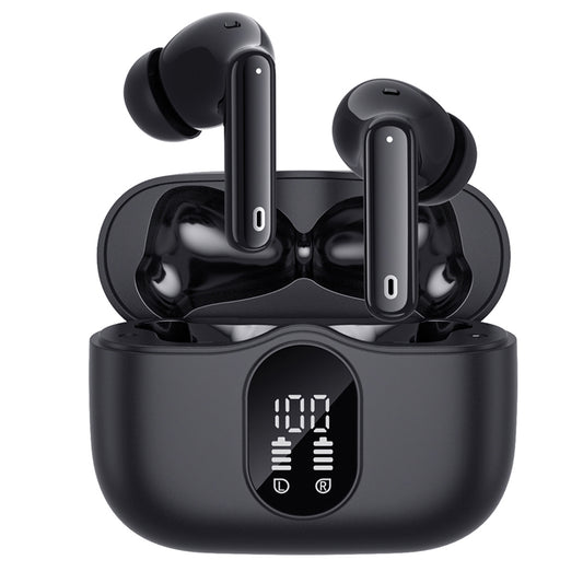 Handsfree Bluetooth Techsuit CW3 WaveBeat 100, TWS, ANC, Black