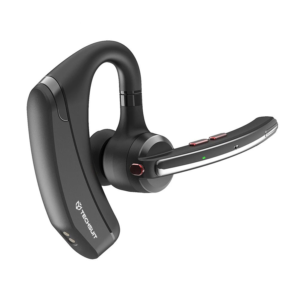 Techsuit SoundForce Pro G10 Bluetooth Call Center Headset, A2DP, Black