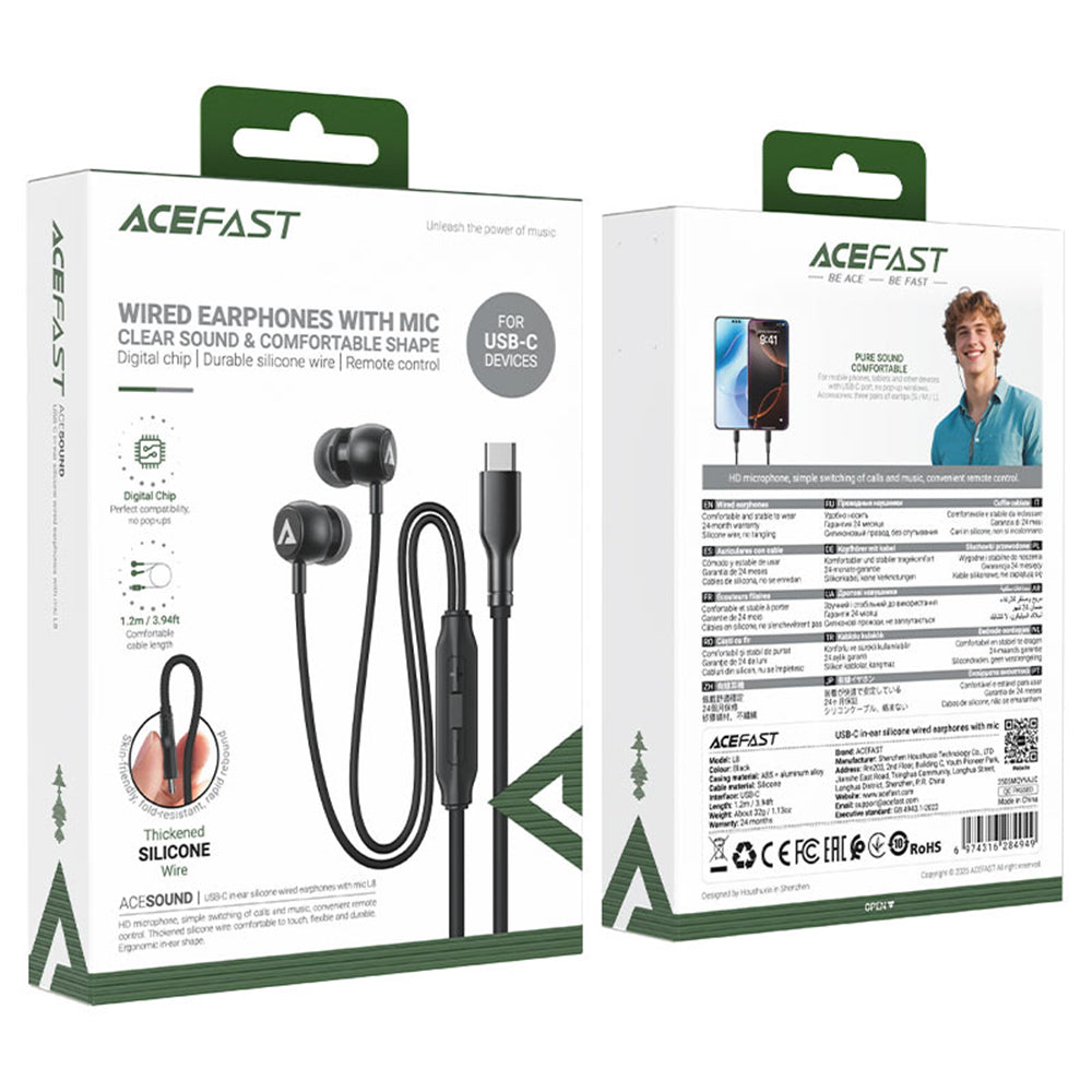 Acefast L8 USB-C Handsfree, Gray