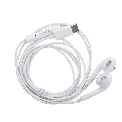 Handsfree USB-C McDodo HP-6071 Element, 1.2m, White