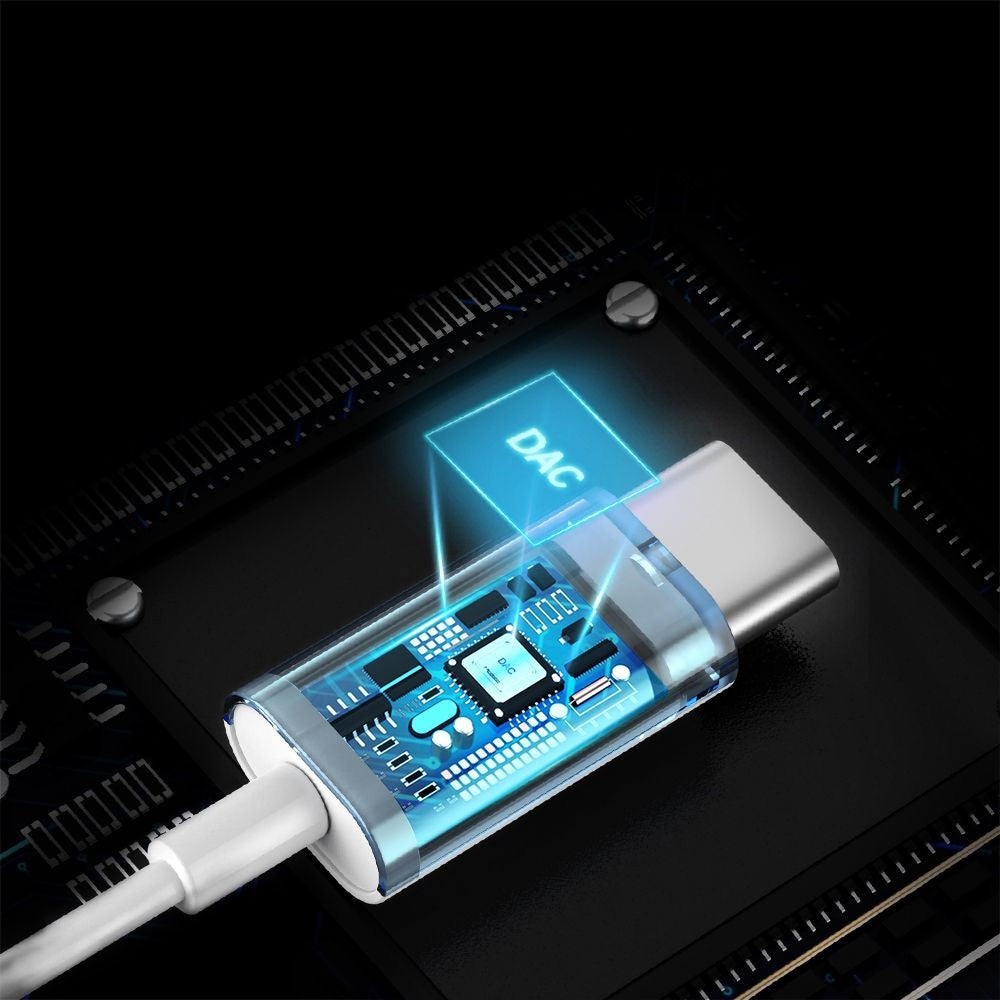 Handsfree USB-C McDodo HP-7500, 1.2m, White