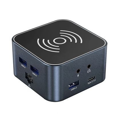 Multifunctional Hub WZK WHBC09Y8S, 12in1, Gray