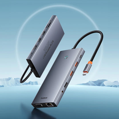Baseus PortalJoy USB-C Hub, 13in1, Gray B00053002811-01