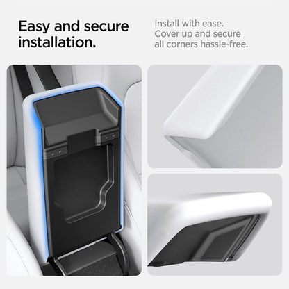 Spigen TO240H Car Armrest Cover for Tesla Y Juniper / 3 Highland ACP07646