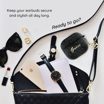 Guess 4G Charm Case for Apple AirPods 4, Brown