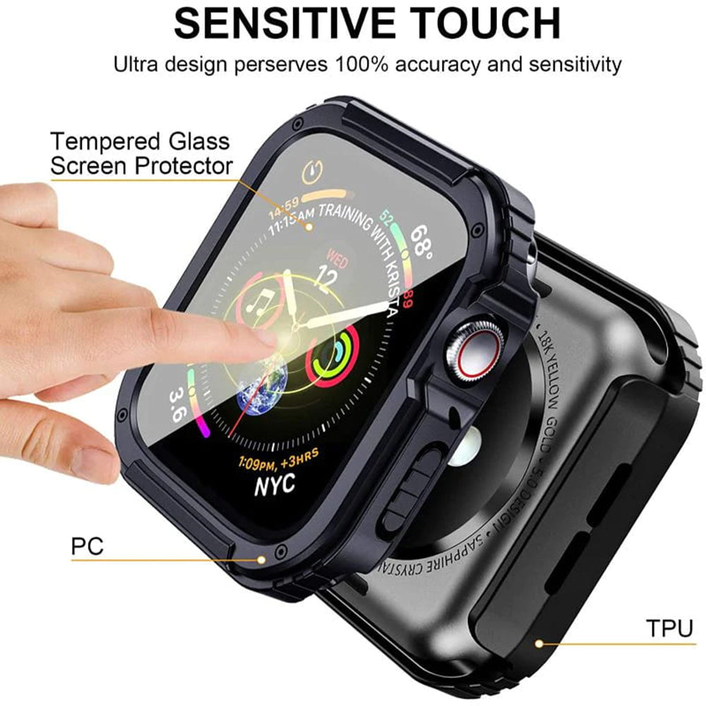 Lito Armor 360 Case for Apple Watch 38mm Series, Blue
