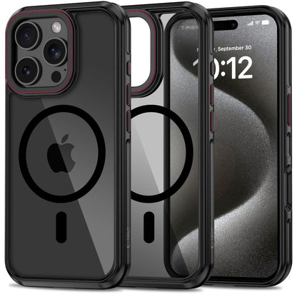 MagSafe Case for Apple iPhone 16 Pro, Tech-Protect, Maghybrid, Black 