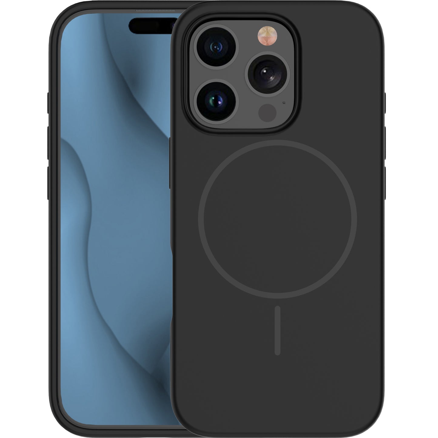 MagSafe Case for Apple iPhone 16 Pro, OEM, Silicone Thin, Black