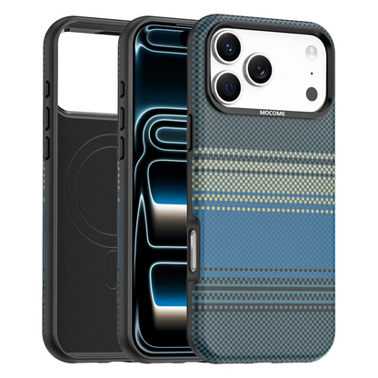 MagSafe Case for Apple iPhone 17 Pro Max, OEM, Gradient Rainbow, Navy Blue