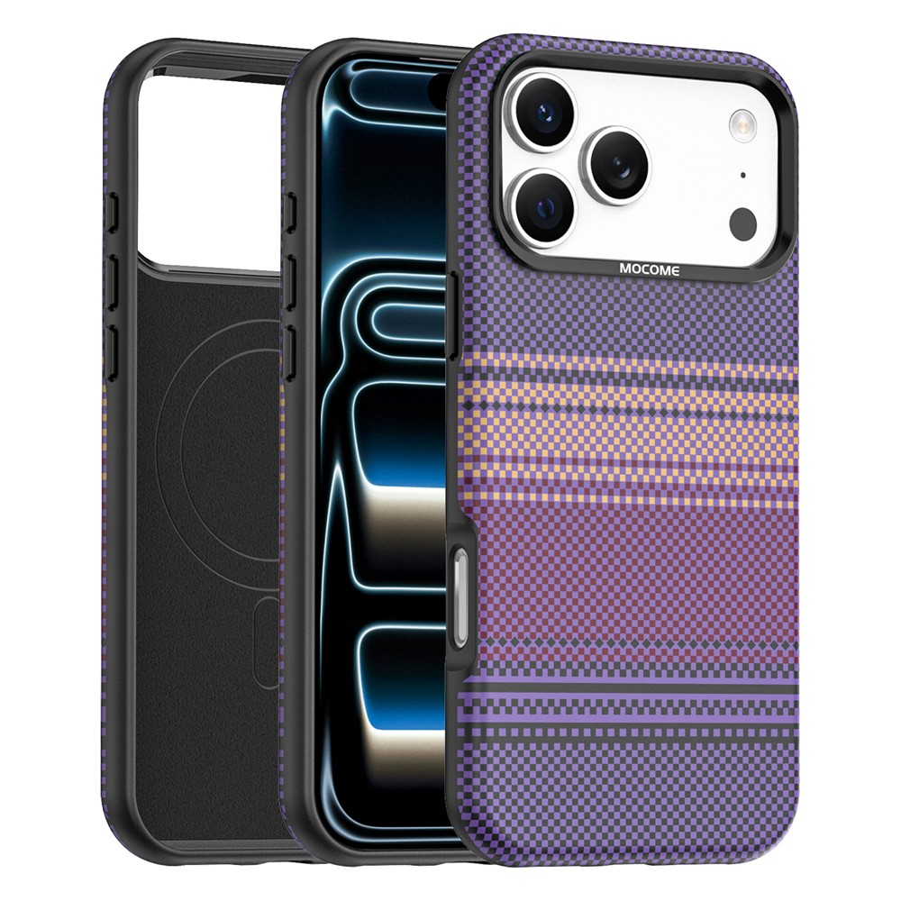 MagSafe Case for Apple iPhone 17 Pro Max, OEM, Gradient Rainbow, Purple