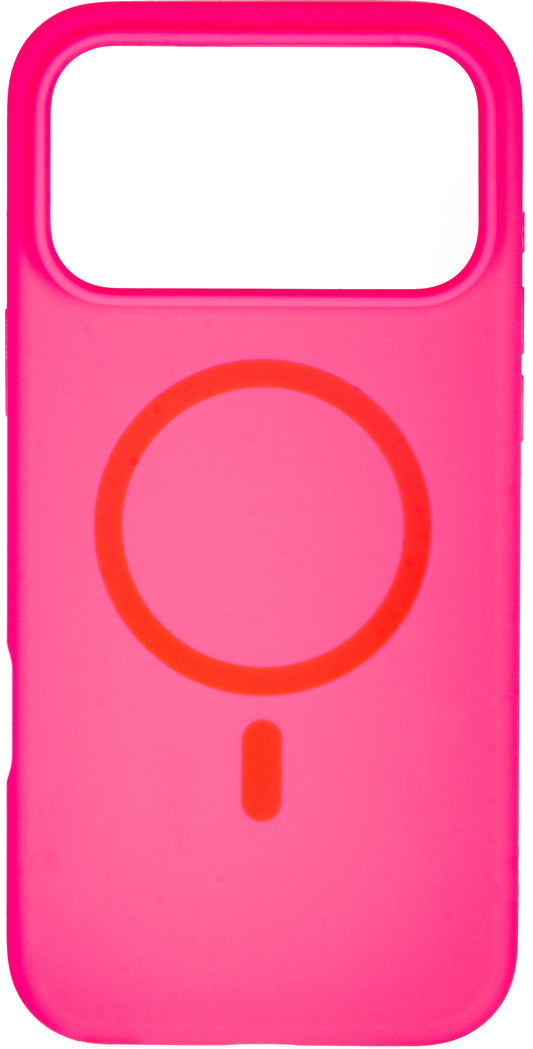 MagSafe Case for Apple iPhone 18 Pro / 17 Pro, OEM, Liquid Silicone, Red