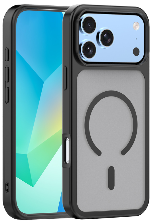 MagSafe Case for Apple iPhone 18 Pro / 17 Pro, OEM, Mag Big Hole, Matte Black