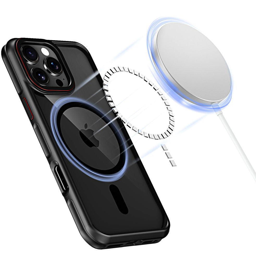 MagSafe Case for Apple iPhone 16 Pro, Tech-Protect, Maghybrid, Black 