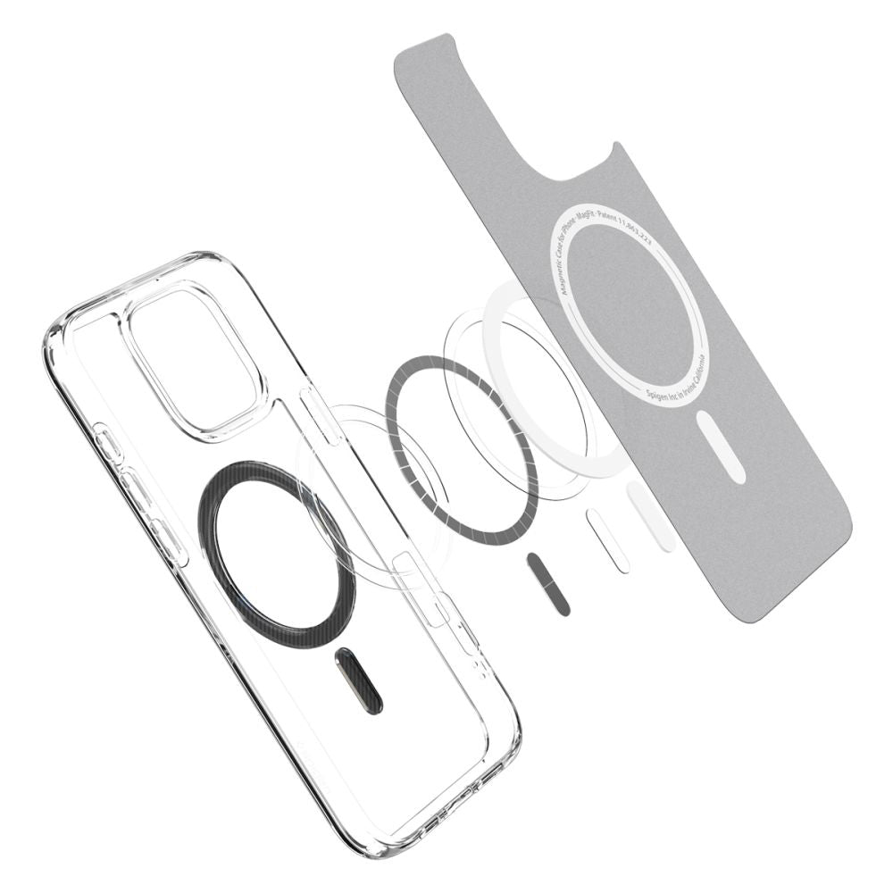 MagSafe Case for Apple iPhone 16 Pro Max, Spigen, Ultra Hybrid, Gray ACS08000 