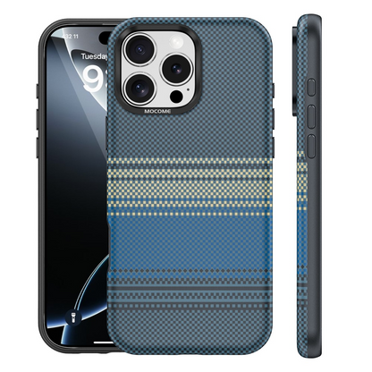 MagSafe Case for Apple iPhone 16 Pro Max, OEM, Gradient Rainbow, Navy Blue