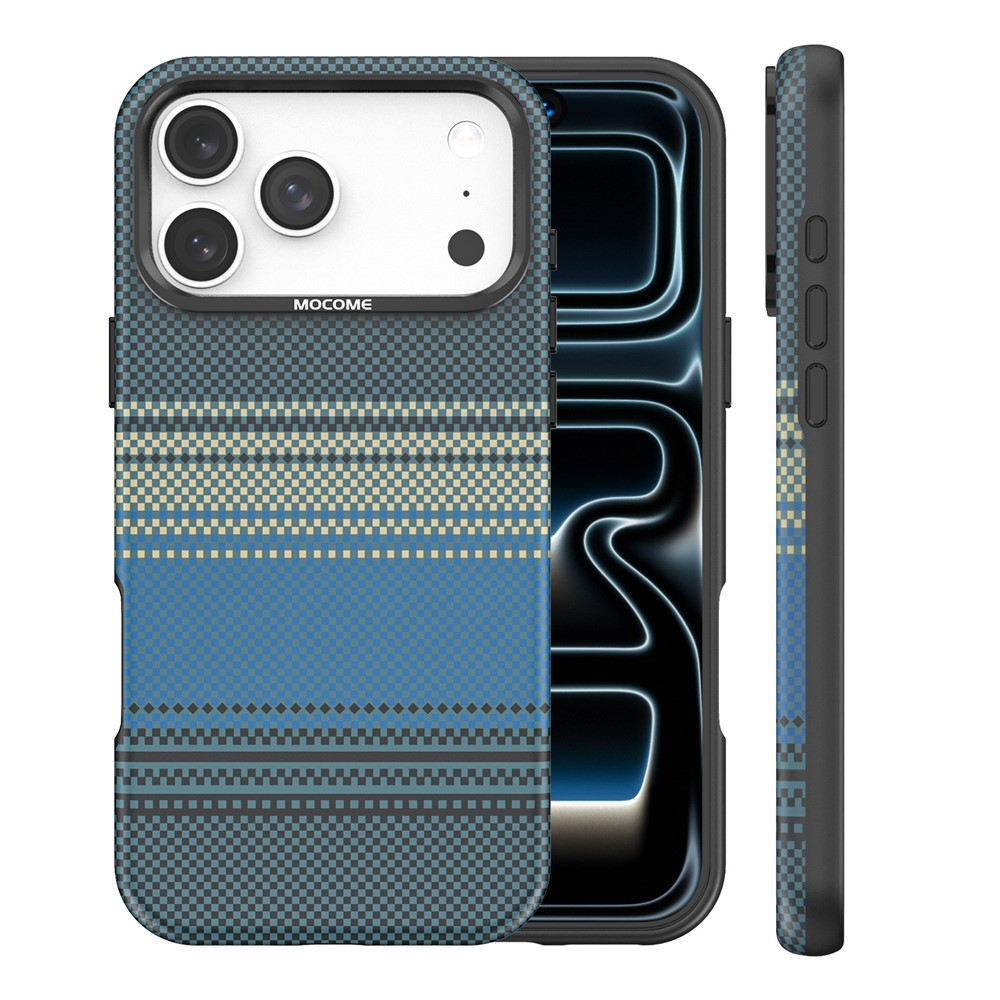 MagSafe Case for Apple iPhone 17 Pro Max, OEM, Gradient Rainbow, Navy Blue