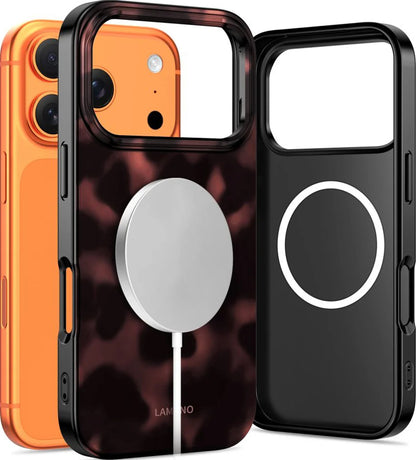 MagSafe Case for Apple iPhone 17 Pro, Tech-Protect, Lamano Panther, Black