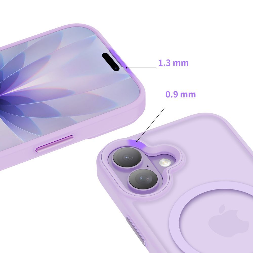 MagSafe Case for Apple iPhone 17, Tech-Protect, Magmat, Matte Purple
