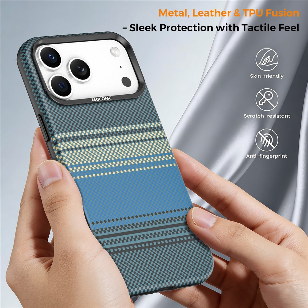 MagSafe Case for Apple iPhone 17 Pro, OEM, Gradient Rainbow, Navy Blue