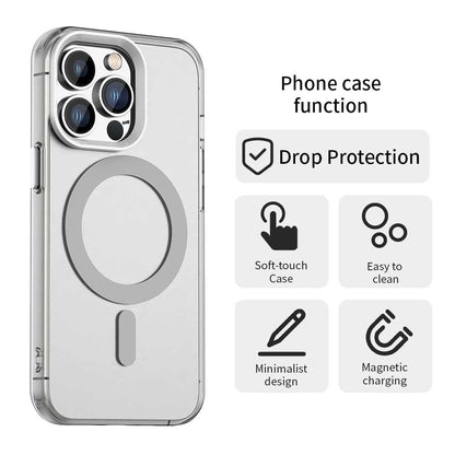 MagSafe Case for Apple iPhone 12 Pro Max, Techsuit, CandyCase, White